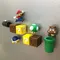 Adesivo magnetico per frigorifero cartone animato Adesivo per frigorifero carino creativo fai-da-te Kawaii Magnete per frigorifero 3D Decorazione della cucina Ornamento per la casa