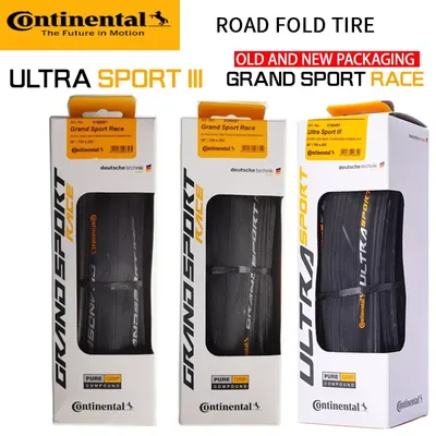 Continental Road Tire ULTRA Sport III & GRAND Sport Race & Extra 700× 23C /25C/28C Road Bicycle Clincher Foldable Gravel Tire