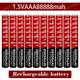 AAAbattery 1-96pcs 88888mAh High Capacity Rechargeable Battery Original 1.5V Suitable for LED Lights
