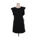 Laundry by Shelli Segal Casual Dress - Shift: Black Solid Dresses - New - Women's Size 14