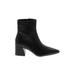 Steve Madden Boots: Black Print Shoes - Women's Size 8 - Closed Toe