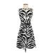 Kate Spade New York Casual Dress - Fit & Flare: Black Animal Print Dresses - Women's Size 0