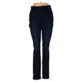 Soho JEANS NEW YORK & COMPANY Jeans - High Rise Skinny Leg Denim: Blue Bottoms - Women's Size 8 - Dark Wash