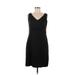 Old Navy Casual Dress - Sheath V Neck Sleeveless: Black Print Dresses - Women's Size 8