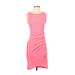 Leith Casual Dress - Sheath: Pink Solid Dresses - Women's Size X-Small