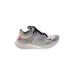 Nike Sneakers: White Print Shoes - Women's Size 36.5 - Almond Toe