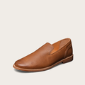 Tecovas Men's The Monterrey Slip-On, Round Toe, Tan, Bison, 1" Heel, 9.5 D