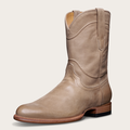 Tecovas Men's The Earl Roper Boots, Round Toe, 10" Shaft, Sand, Goat, 1.125" Heel, 10.5 EE