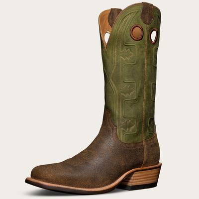 Tecovas Men's The Cody Boots, Broad Square Toe, 13.5" Shaft, Sandstone, Roughout, 2" Heel, 10 D