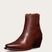 Tecovas Women's The Daisy Zip Boots, 6" Shaft, Sequoia, Bovine, 2.5" Heel, 11 B
