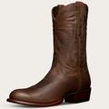 Tecovas Men's The Cartwright Cowboy Boots, Round Toe, 12" Shaft, Cafe, Goat, 1.5" Heel, 14 EE