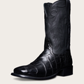 Tecovas Men's The Adams Cowboy Boots, 7 Shaft, Midnight, Giant Gator, 4 Heel, 10 D