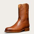 Tecovas Men's The Jake Roper Boots, Round Toe, 10" Shaft, Caramel, Bovine, 1.125" Heel, 7 D