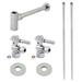 Kingston Brass CC43102DLLKB40 Trimscape Plumbing Supply Kit Combo | 43.8125 H x 2 W x 4.8125 D in | Wayfair CC43101DLLKB40