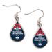 WinCraft UConn Huskies 2024 NCAA Men's Basketball National Champions Tear Drop Dangle Earrings