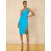 Women's Gryffyn One Shoulder Dress in Vivid Blue / 12 | BCBGMAXAZRIA