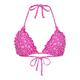 Chiemsee Gemustertes Triangel-Bikini-Top Damen pink, 40A