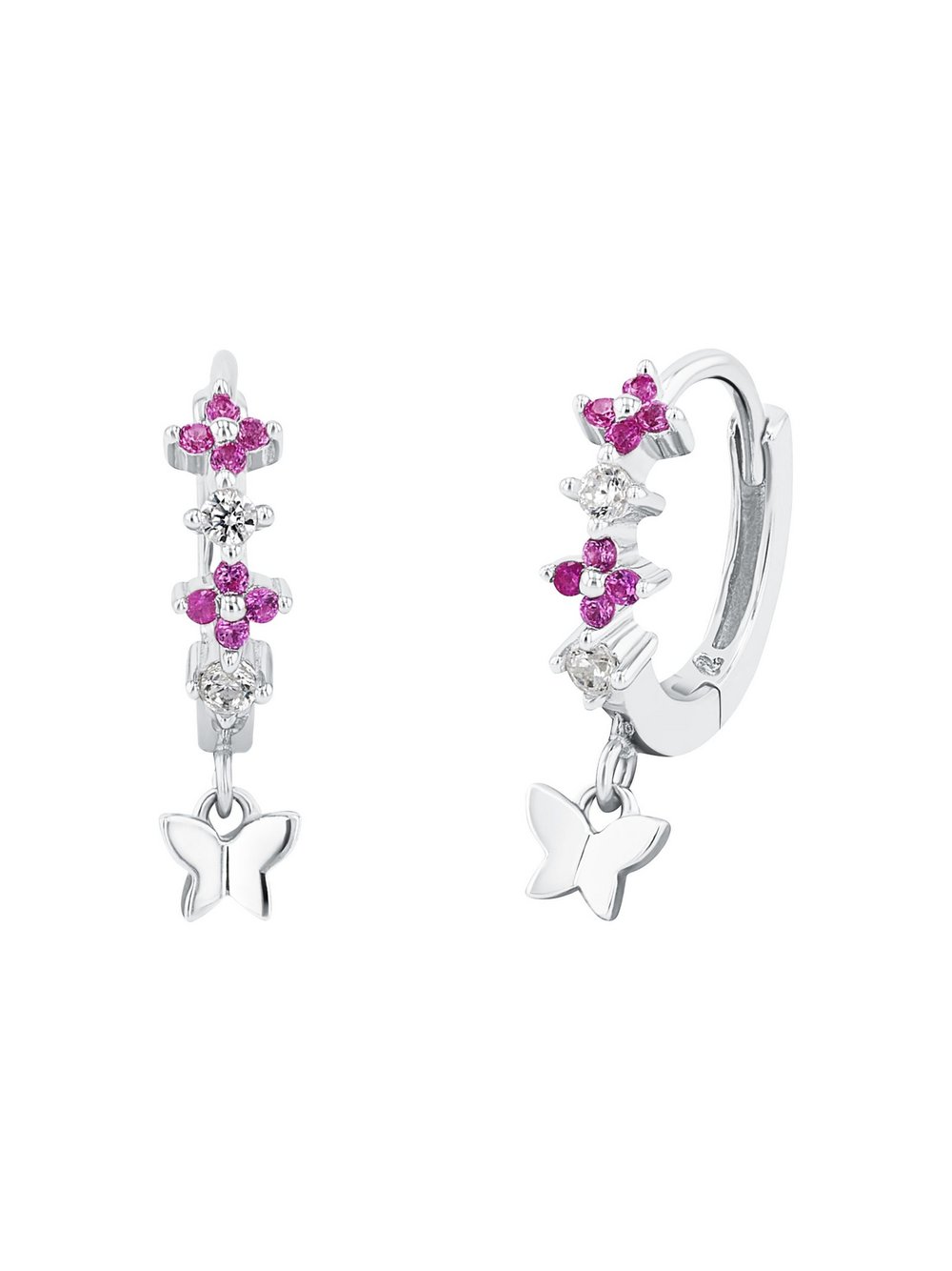 Prinzessin Lillifee Creolen Mädchen silber, ONE SIZE Image