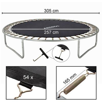 Trampolin Sprungmatte Durchmesser 257 cm für Trampoline mit Durchmesser 305 cm, 54 Ösen und 165 mm Image