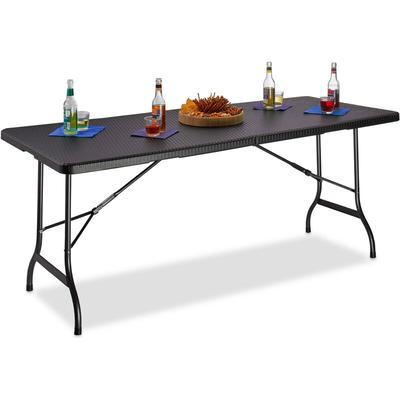 Gartentisch klappbar bastian, groß, Tragegriff, stabiler Campingtisch, h x b x t: 72 x 178 x 74 cm,