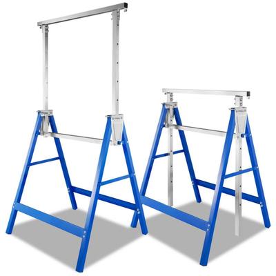 SWANEW 2x Gerüstbock Arbeitsbock 7-fach höhenverstellbar Klappbock Metallbock 200kg Image