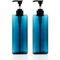 1000 ml Seifenspender 2er-Set Pumpspender aus Kunststoff Leerflasche Soap Dispenser Lotionspender