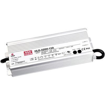 HLG-320H-12A LED-Treiber, LED-Trafo Konstantspannung, Konstantstrom 264 w 22 a 12 v/dc pf - Mean