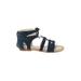 Stuart Weitzman Sandals: Blue Print Shoes - Women's Size 5 - Open Toe