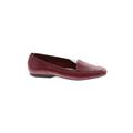 Capezio Flats: Red Solid Shoes - Women's Size 9 - Almond Toe