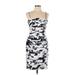 Connected Apparel Casual Dress - Sheath Square Sleeveless: White Dresses - Women's Size 12
