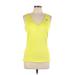 Nike Active Tank Top: Yellow Activewear - Women's Size Large