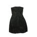 Zara Basic Casual Dress: Black Jacquard Dresses - Women's Size X-Small