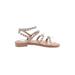 Steve Madden Sandals: Tan Print Shoes - Women's Size 9 - Open Toe