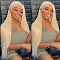 613 Lace Front Perücke Echthaar blonde Perücke Echthaar 613 13x4 Lace Front Perücke Echthaar 180 Dichte blonde Lace Front Perücken Echthaar vorgezupft hd Lace Frontal Perücke gerade