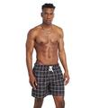 Urban Classics Herren Badehose Check Swim Shorts, Schwarz (Black/White), 3XL