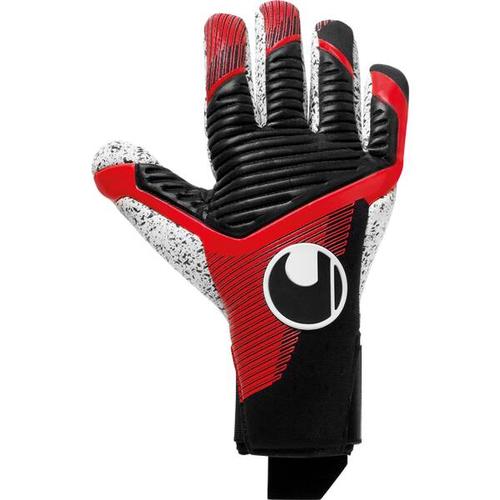 UHLSPORT Herren Handschuhe Powerline Supergrip+ Finger Surround, Größe 11 in schwarz/rot/weiß