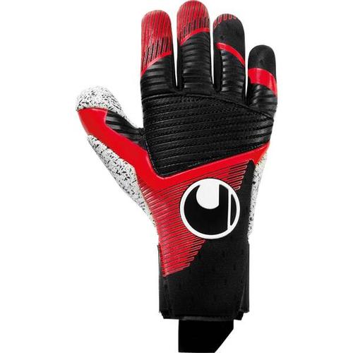 UHLSPORT Herren Handschuhe Powerline Supergrip+ Reflex, Größe 7,5 in schwarz/rot/weiß