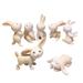 Rabbit Garden Statue | 7pcs Easter Funny Rabbit Statues | Resin Garden Outdoor Decor Bunny Sculpture Yard Art Gift For Lawn Tree Decorations