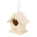 Wooden Bird House Hanging Birdhouse for Outside Garden Patio Decorative Box Bird House for Wren Swallow Sparrow Hummingbird