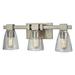Elk Home - Ensley - 3 Light Bath Vanity in Transitional Style with Art Deco and