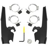 Memphis Shades Batwing Fairing Black Trigger-Lock Mounting Kit (MEB2016)