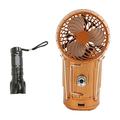KTMGM Lights For Outdoor Fans Camping Tent With Fan Folding Lighting Strong Portable Camping Fan Outdoor Multi-function
