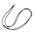 Necklace Cord Necklace Rope Black Choker Necklace Cords for DIY Jewelry Making