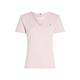 Tommy Hilfiger Damen T-Shirt CODY Slim Fit, pink, Gr. XS
