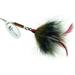 Mepps Musky Killer In-Line Spinner Bucktail 5/0 Treble Hook Silver Blades & Gr