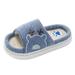 Youmylove Family Children Deer Linen Slippers Thick Sole Non-Slip Home Parenting Boys Girls Cotton Linen Slippers Child Leisure Footwear Walker