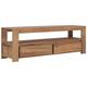 Skm Meuble tv 120 x 30 x 40 cm Bois de teck massif