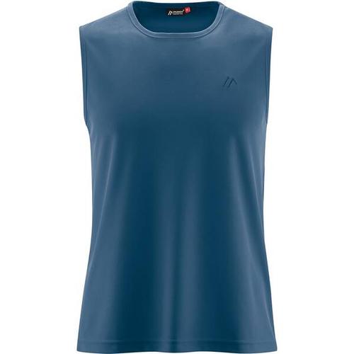 MAIER SPORTS Herren Shirt Top Peter, Größe XXXL in Blau