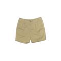 Lands' End Khaki Shorts: Tan Solid Bottoms - Kids Girl's Size 10