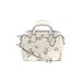 Coach Factory Leather Satchel: Ivory Print Bags